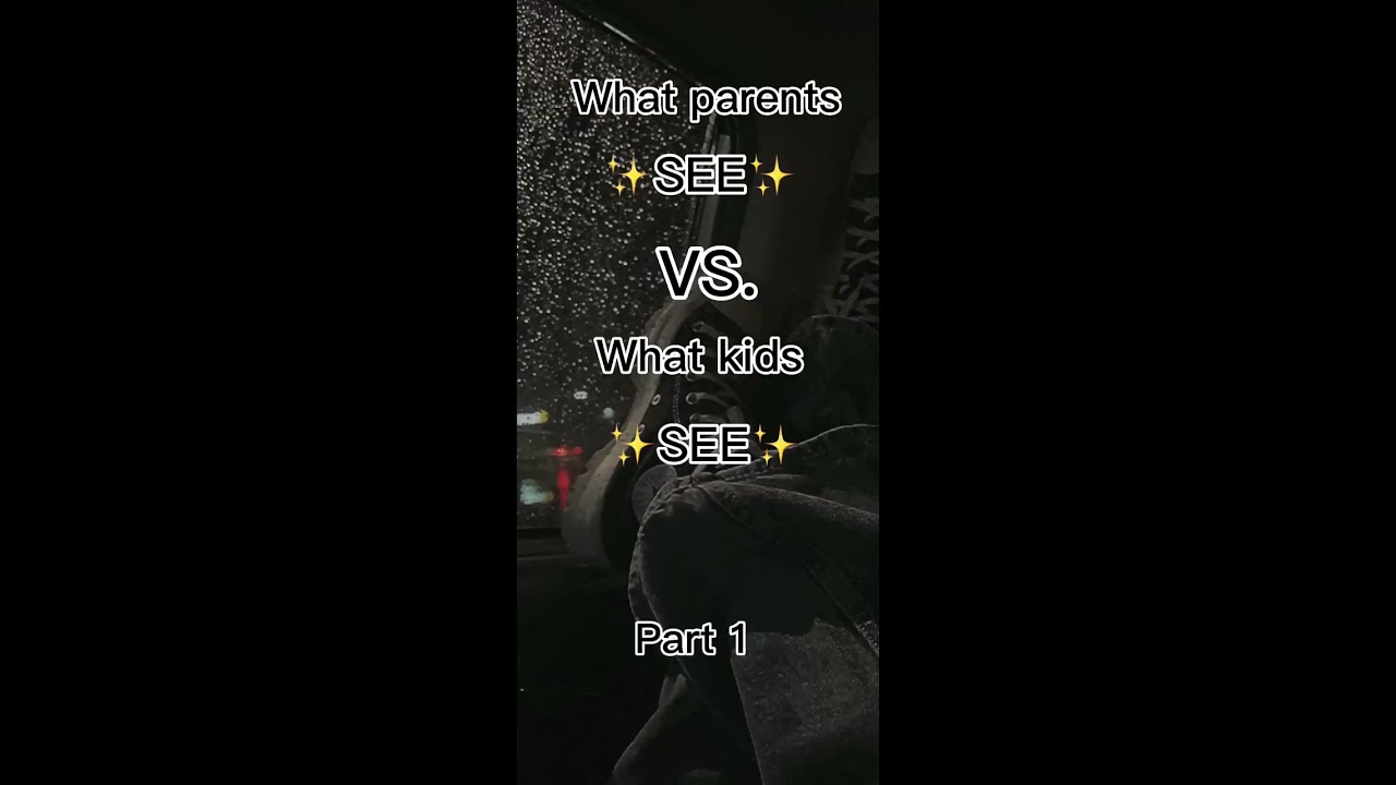  Shorts What Parents See VS Kids