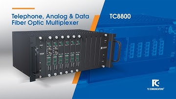 Easy-to-implement fiber optic multiplexer | TC8800