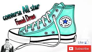 converse all star drawing