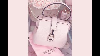 Kate Spade small remedy bag unboxing ASMR