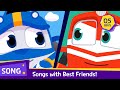 Hello! New Friends song - Skidamarink - If you're happy | Special 5 mins | Robot trains Kids song