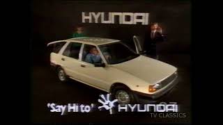 Hyundai Excel - Australian Ad - 1987