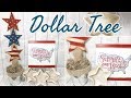 4TH OF JULY DIY DECOR | DOLLAR TREE DIY |  BUDGET DECOR