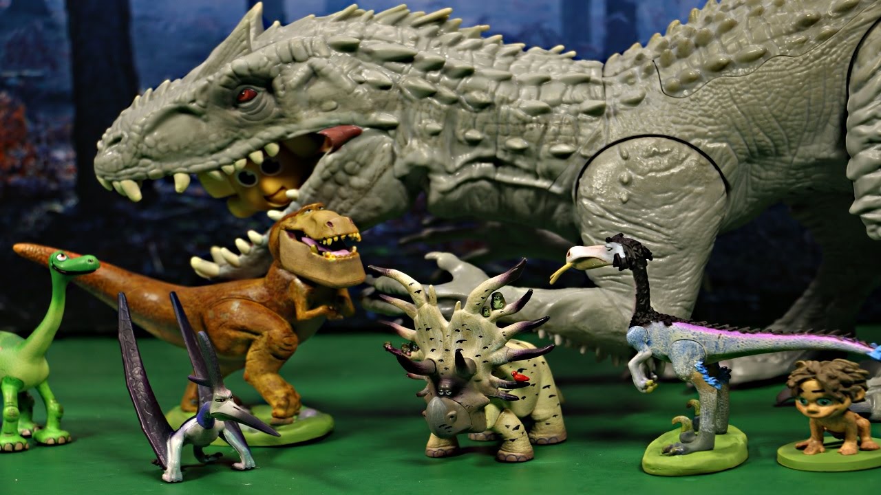 Disney The Good Dinosaur 6 Figure Play Set Pixar By WD Toys YouTube
