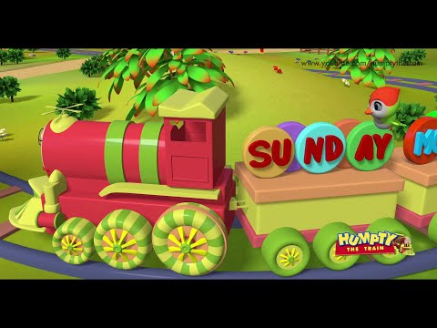 Learn Weekdays with Humpty Train 🚂 | Kids Educational Videos Compilation (27 Minutes)