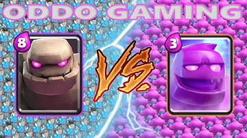 GOLEM VS ELIXIR GOLEM - Clash Royale Battle #171