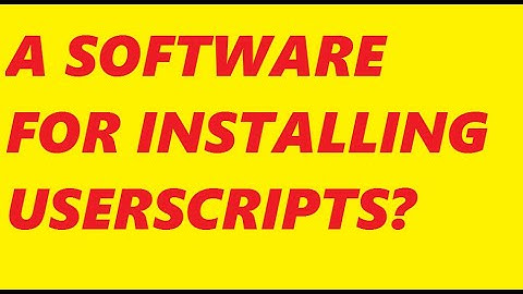 Should I make a Software for Installing Userscripts? (Read Description)