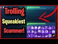 Trolling the SQUEAKIEST Scammer! (Scammer Gets Scammed) Rocket League