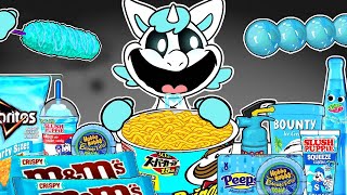 Best of Convenience Store BLUE Food Mukbang with CraftyCorn Poppy Playtime 3 Animation | ASMR