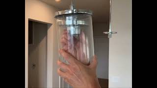 Removing glass pendant shade￼
