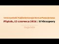 #Nieszpory | 12 czerwca 2026 | Najświętszego Serca | II Nieszpory