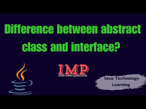Difference between abstract class and interface in java ?