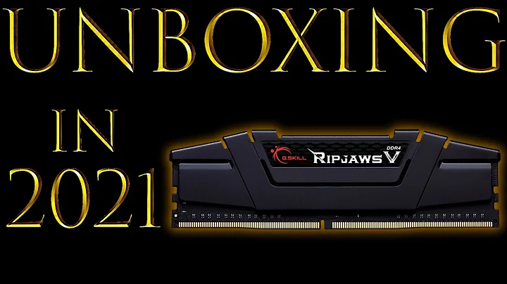 G.Skill Ripjaws V 32GB Dual 3200Mhz CL16 DDR4 Unboxing in 2021