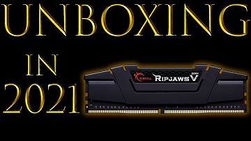 G.Skill Ripjaws V 32GB Dual 3200Mhz CL16 DDR4 Unboxing in 2021