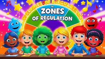 Zones of Regulation Song 🎨💥 What Zone Are YOU In? 🤔 SEL Song Teaching Kids to Master Feelings