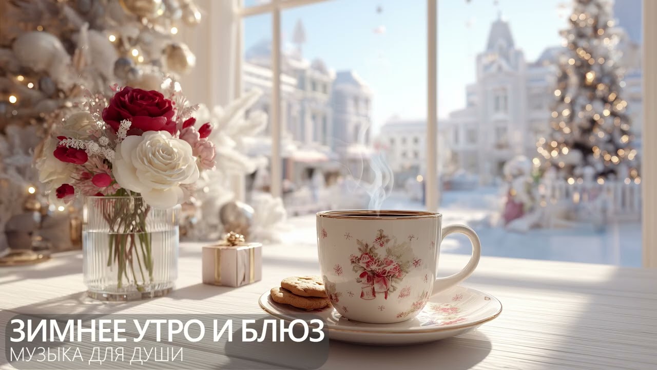 Зимнее утро и блюз — музыка для души | Тепло, покой и уютный день