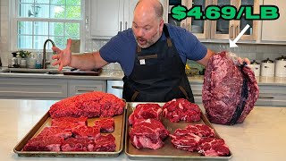 I Cut All These Steaks From A 20 LB Beef Chuck Roll
