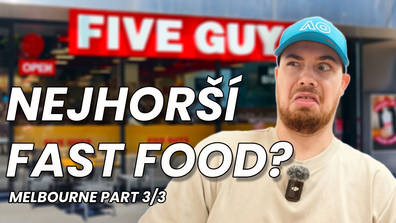 FIVE GUYS NÁS ZKLAMAL? - NEJHEZČÍ VÝHLED NA MELBOURNE (3/3)