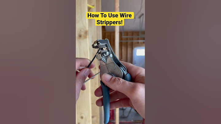 How To Use Wire Strippers! #shorts #tools