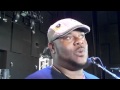 A conversation with Abe backstage at Budweuiser Superfest