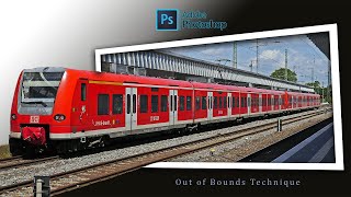 Photoshop çerçeve dışı 3 d fotoğraf efekti. Out of Bounds Technique Photoshop Tutorial Photo Effects screenshot 2