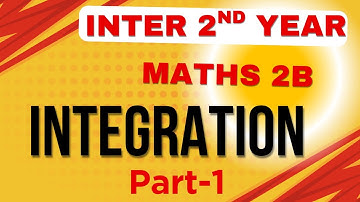 Inter Maths 2B 2nd year Integration #maths2b#intermediatemaths #intermaths #inter2ndyear#cbseclass12