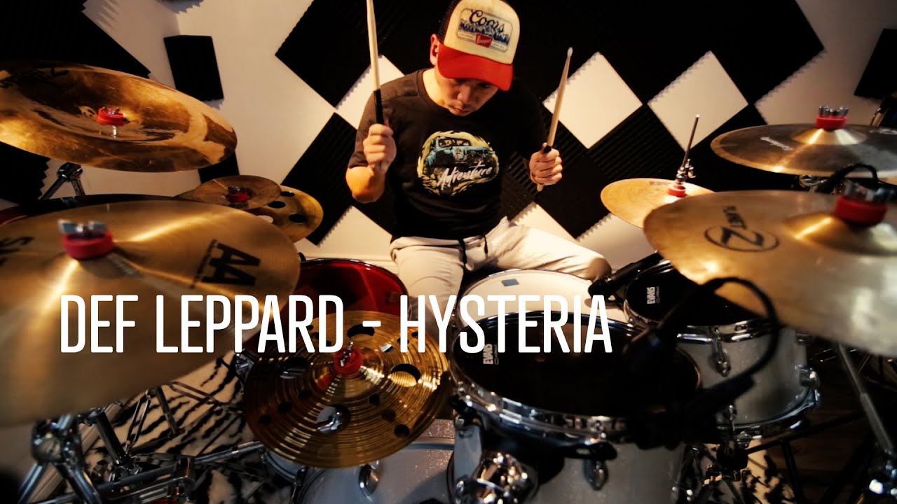 Def Leppard - Hysteria - Drum Cover - YouTube