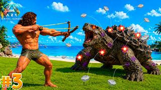 USO UN TIRACHINAS PARA CAZAR DINOSAURIOS | #3 | ARK ASTRAEOS