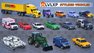 Stylized Vehicles - Mega Pack 2 Preview