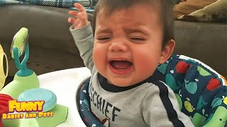 What Make Baby Cry 😭  Cute and Funny Baby Trouble Moments || Funny Babies and Pets