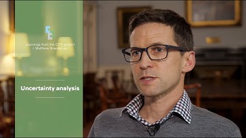 Learnings from the CITT project – Matthew Brander on: Uncertainty analysis.