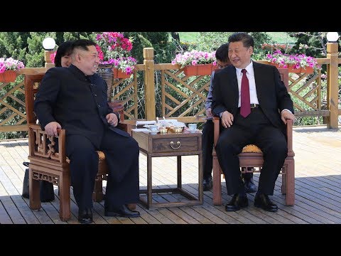 Chinese President Xi Jinping holds talks with DPRK leader Kim Jong Un in Dalian