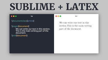 How to install latex in Windows | MiKTeX and Sublime