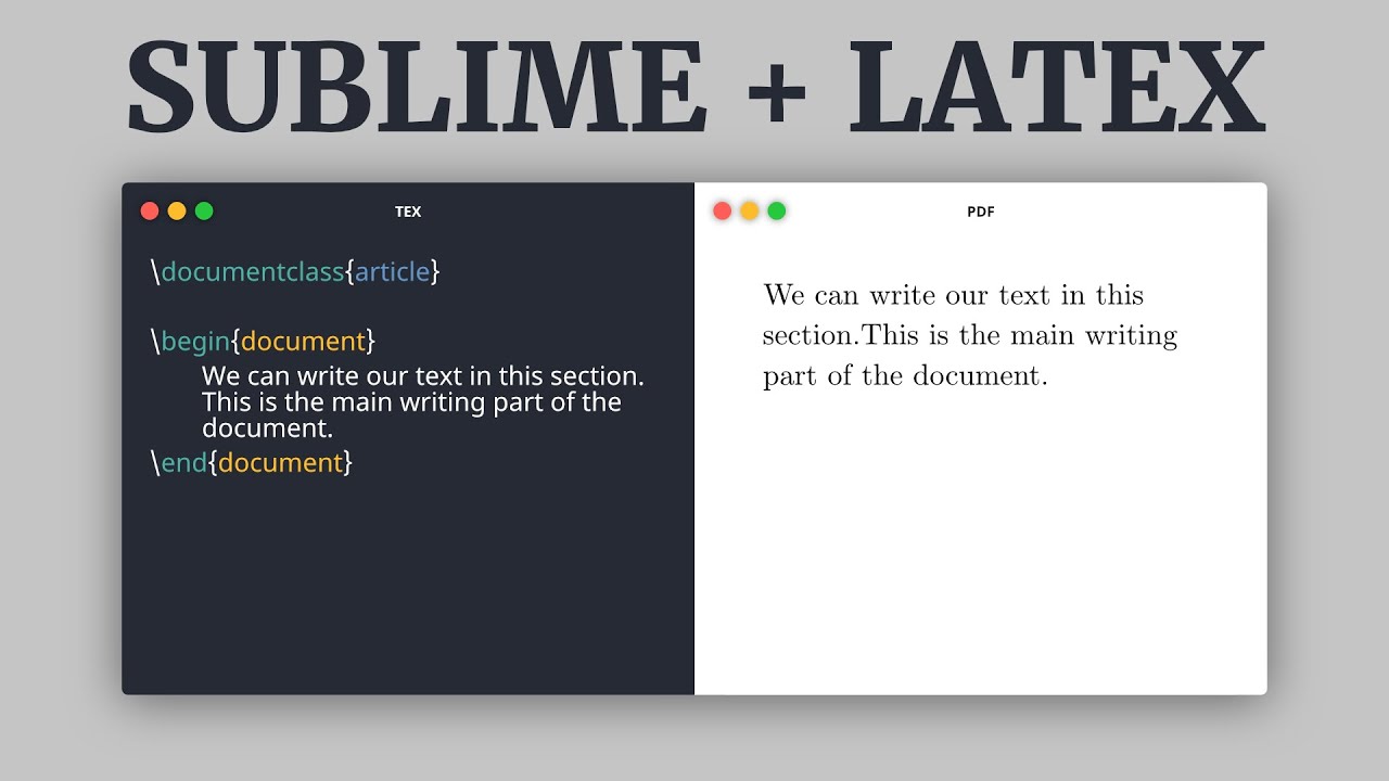 Sublime Text Latex