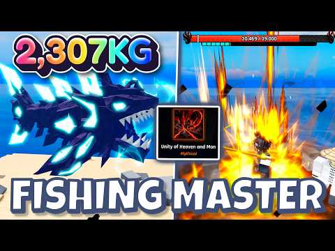 Mancing Tapi Pake Jurus &amp; Dapet Skill Terlangka 0,5% di Roblox Fishing Master