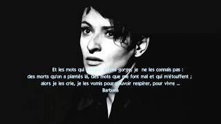 Video thumbnail of "#Barbara #LAiglenoir #réalisation  #DanieleChany"