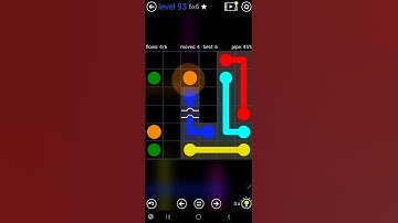 How To Solve Flow Free Bridges 6x6 Mania Pack Level 93 Board Walk Through Solution Walkthrough