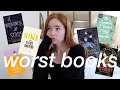 The worst books i read in 2023  this year was such a disappointment