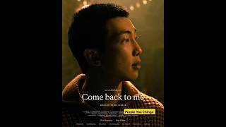 RM 'Come back to me' Poster 💜 #bts #shorts