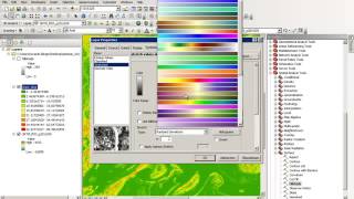 analysis of a digital elevation model in ArcMAP 1