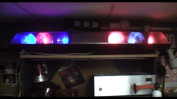 Police Lightbar Test - Code3 LP6000