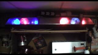 Famous Police Lightbar Test - Code3 LP6000 Wealth