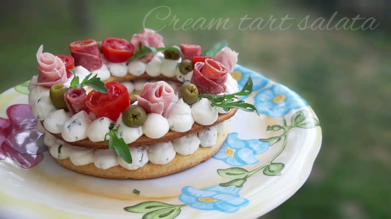 Cream tart salata 🌹🌺