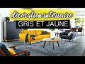 Comment utiliser le gris et le jaune dans sa déco ?