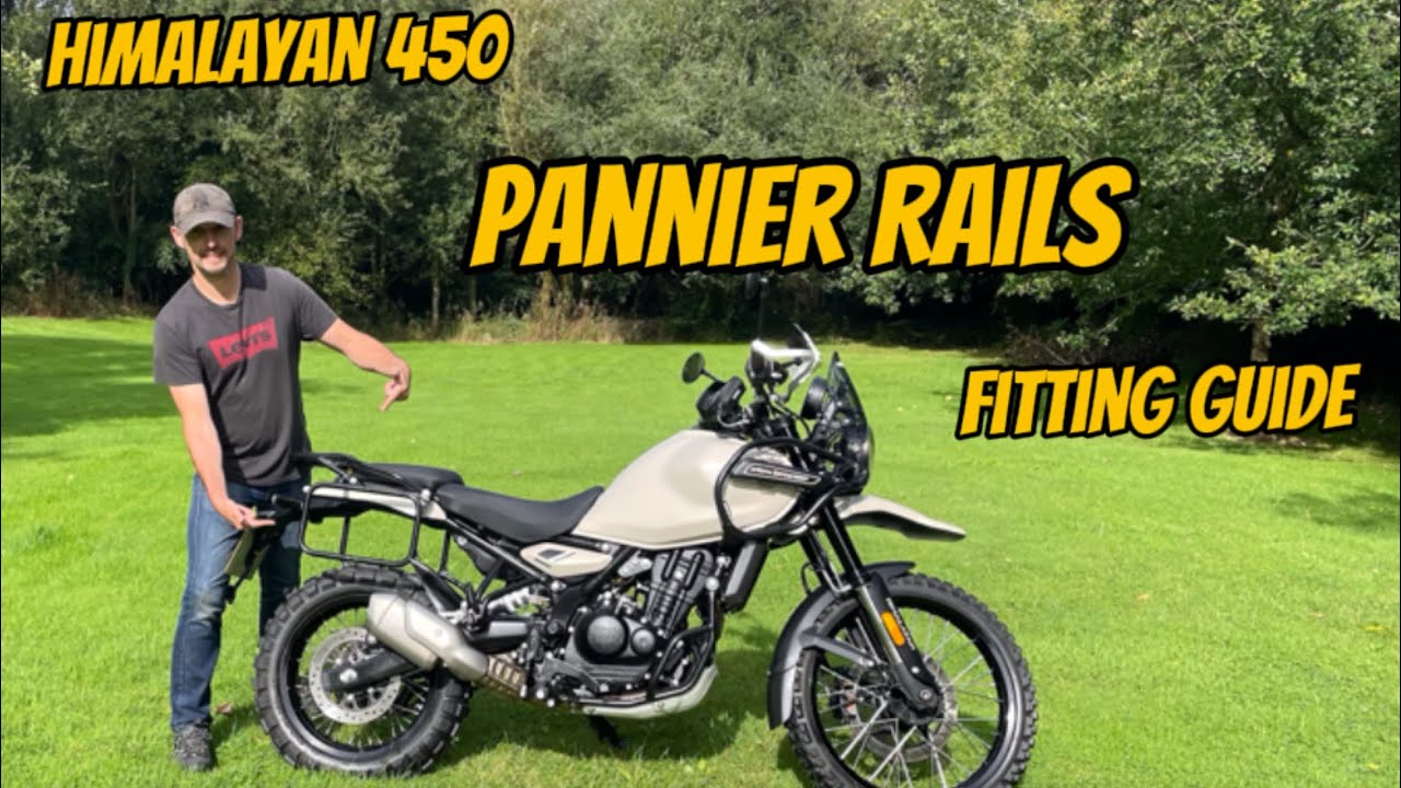 Как установить рейлинги для багажника на Himalayan 450