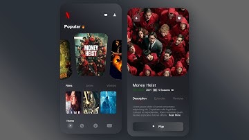 Movie App UI Design-2 Only HTML and CSS With Source Code