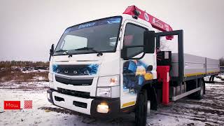 Крано-манипуляторная установка UNIC374К на шасси FUSO Canter