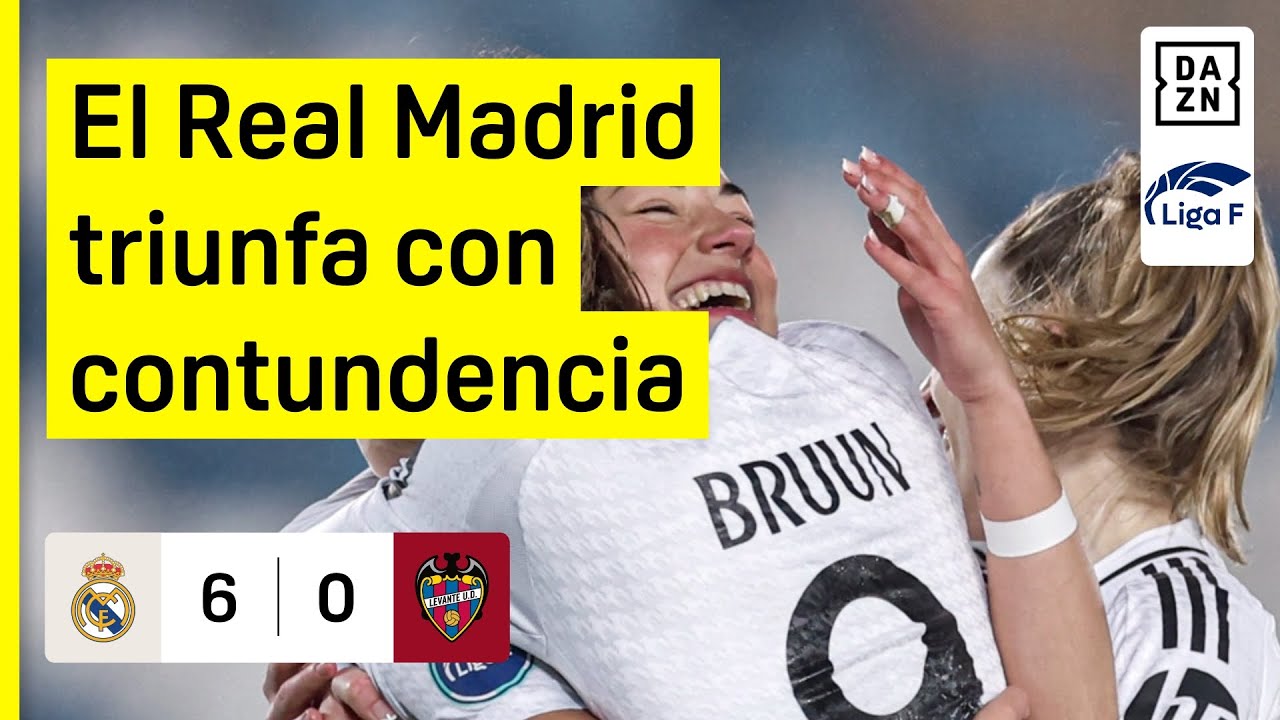Real Madrid CF vs Levante UD (6-0) | Resumen y goles | Highlights Liga ...