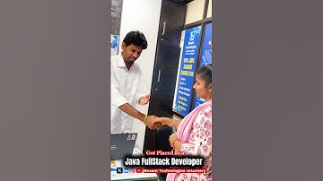 Java Fullstack Fresher 2025 Success Story | Fullstack Training Tamil | Besant Technologies