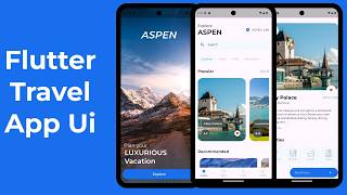 Flutter Travel App UI – Speed Coding | Aspen Luxury Vacation AppTravel